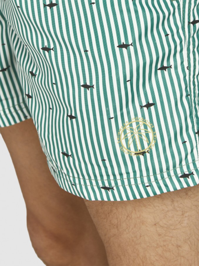 Pantalones Cortos Hombre Verde Jack & Jones