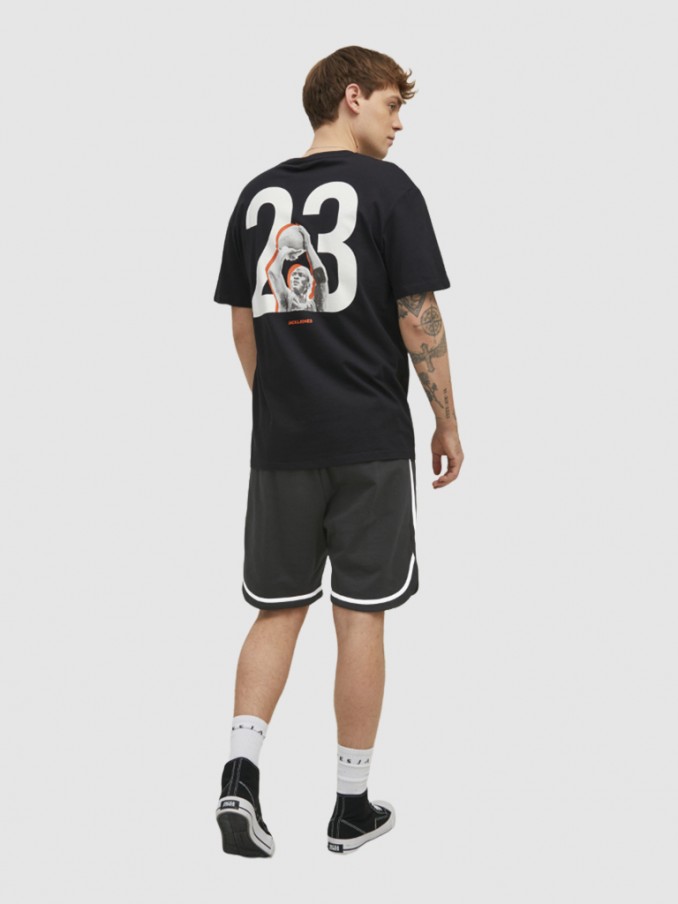 Pantalones Cortos Hombre Negro Jack & Jones