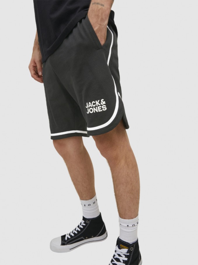 Pantalones Cortos Hombre Negro Jack & Jones