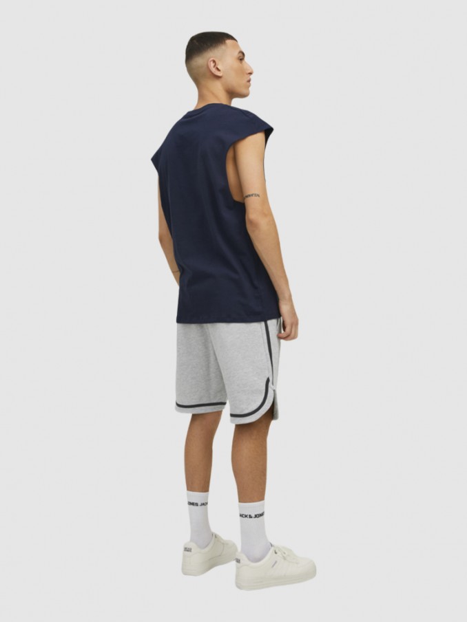 Pantalones Cortos Hombre Gris Jack & Jones