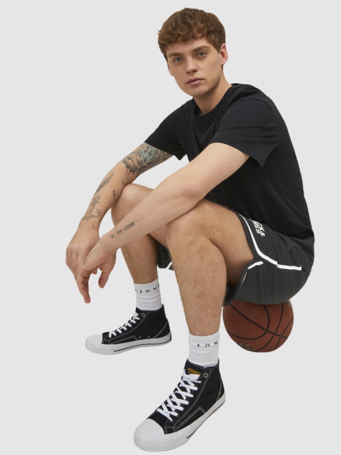 Pantalones Cortos Hombre Negro Jack & Jones