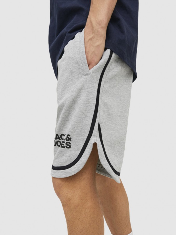Pantalones Cortos Hombre Gris Jack & Jones