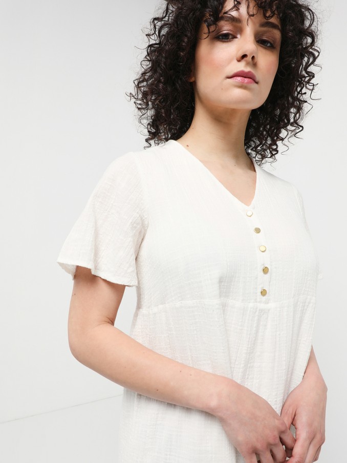 Vestido Mujer Blanco Vero Moda