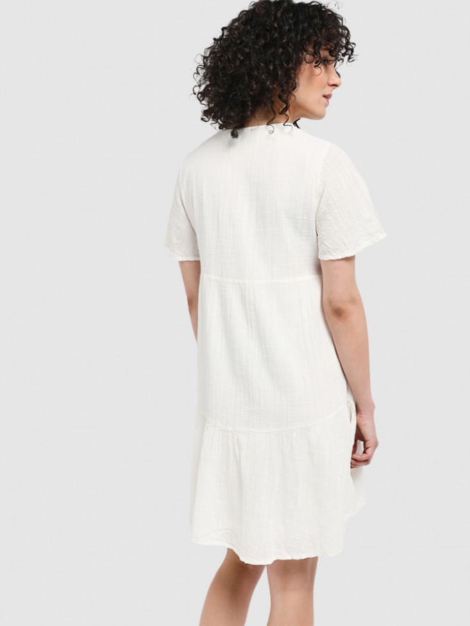 Vestido Mujer Blanco Vero Moda