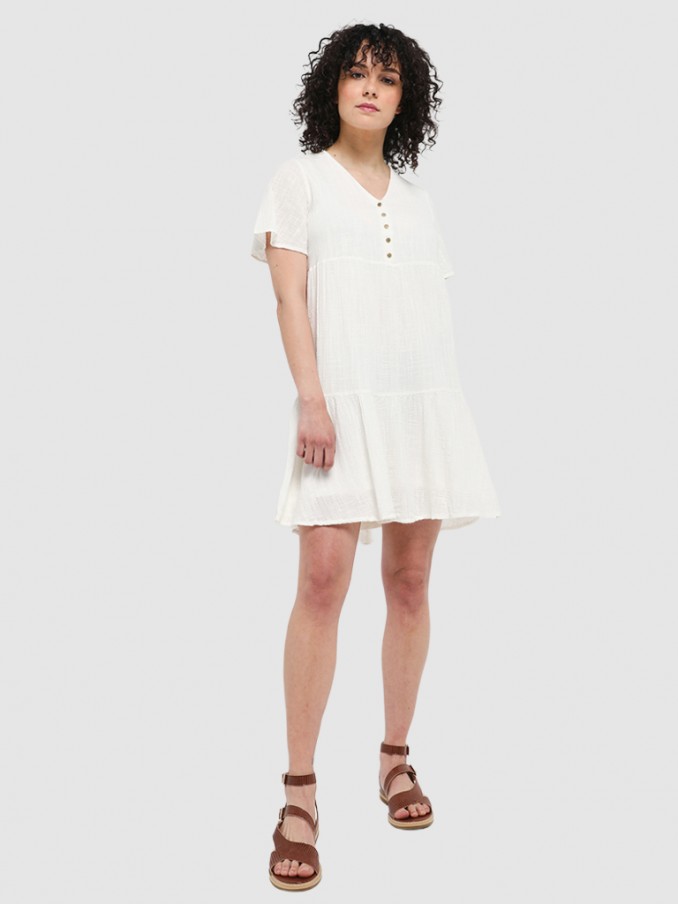 Vestido Mujer Blanco Vero Moda
