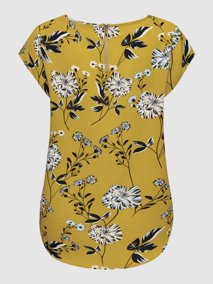 Blusa Mujer Amarillo Only
