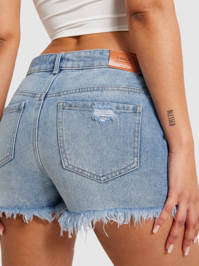 Pantalones Cortos Mujer Jeans Ligeros Only
