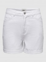 Pantalones Cortos Mujer Blanco Only Pantalones Cortos Mujer Blanco Only