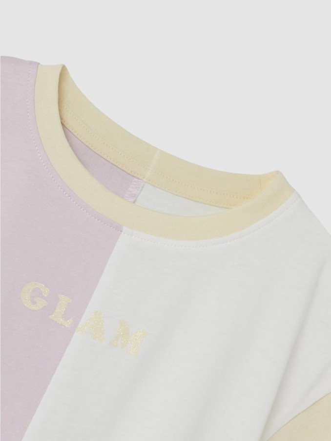 Camiseta Niña Crema Name It