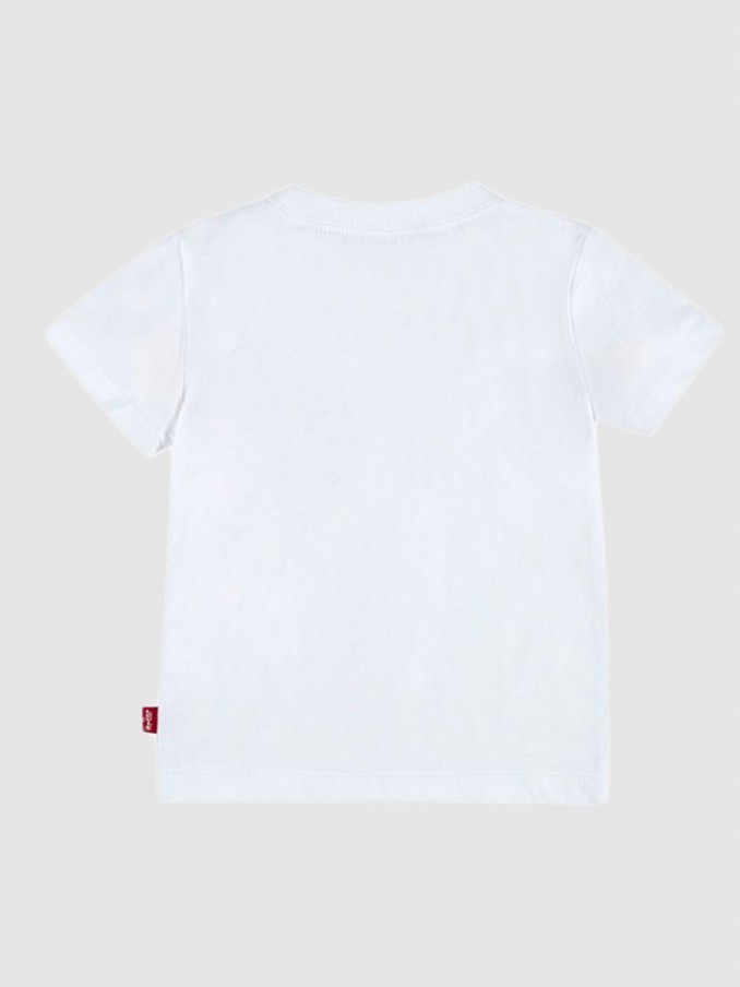 Camiseta Bebe Ni�o Blanco Levis