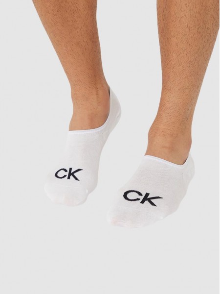 Socks Man White Calvin Klein