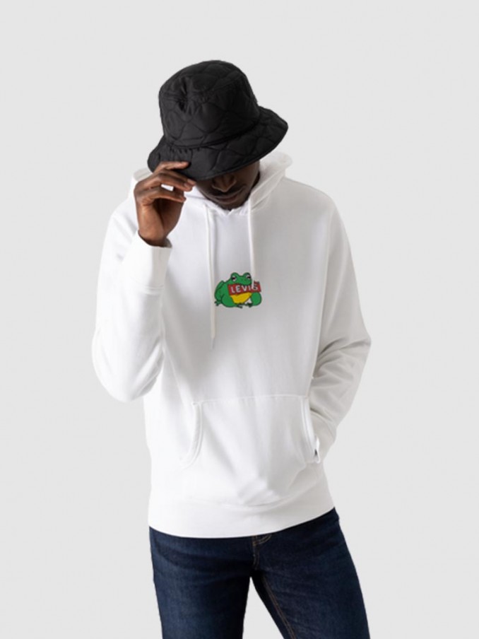 Sweatshirt Man White Levis