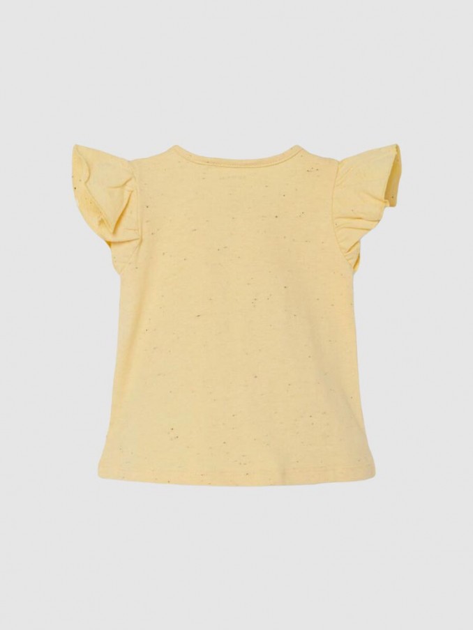 Camiseta Bebe Niña Amarillo Name It