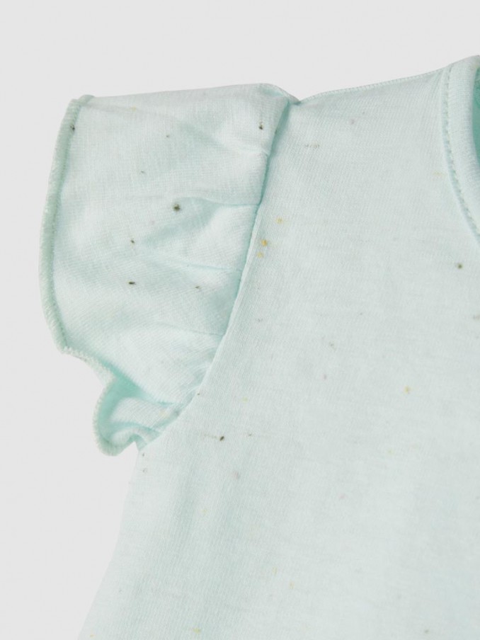 Camiseta Bebe Niña Agua Verde Name It