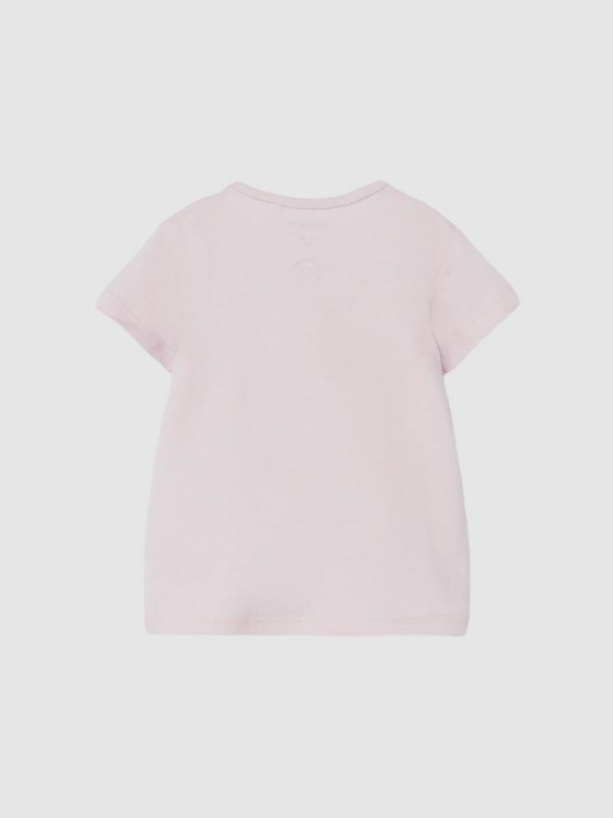 Camiseta Bebe Niña Name It Rosa claro Mellmak