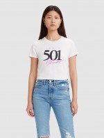 Camiseta Mujer Blanco Levis Camiseta Mujer Blanco Levis
