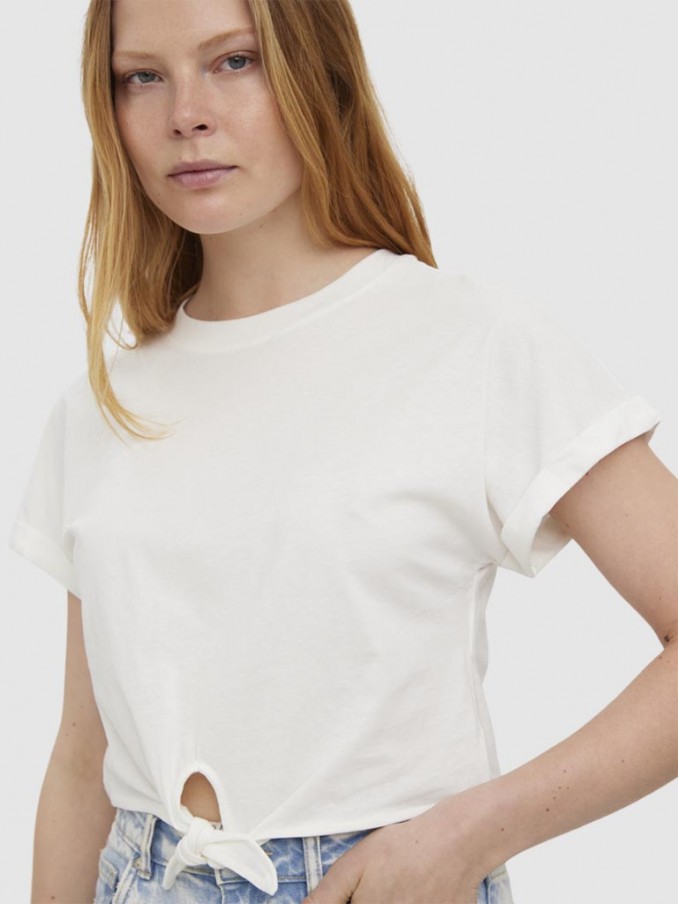 Camiseta Mujer Blanco Vero Moda
