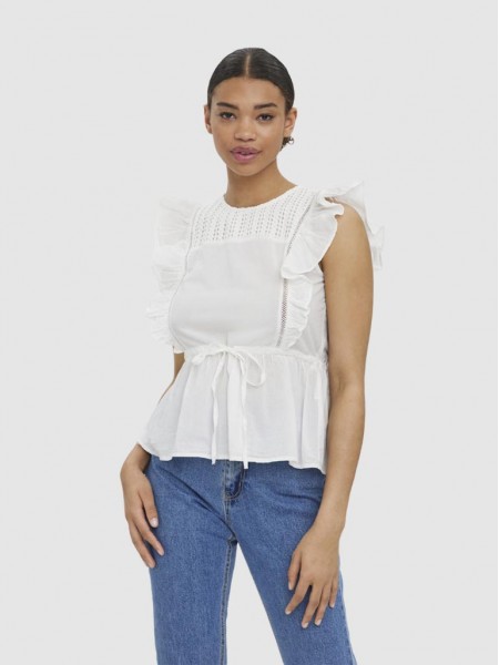 Shirt Woman White Vero Moda