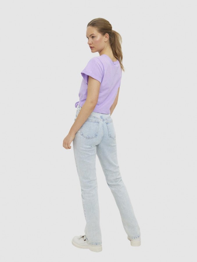 Camiseta Mujer Lila Vero Moda