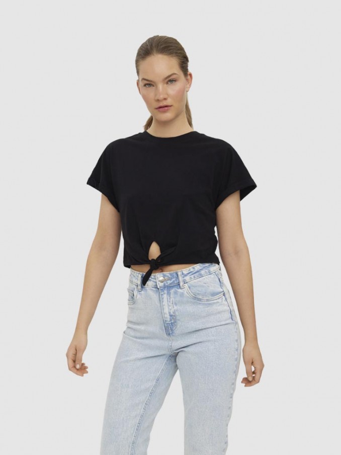 T-Shirt Woman Black Vero Moda