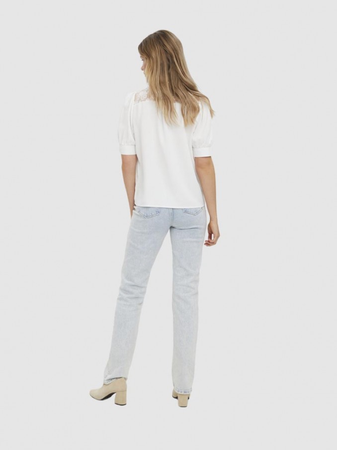 Camisa Mujer Blanco Vero Moda