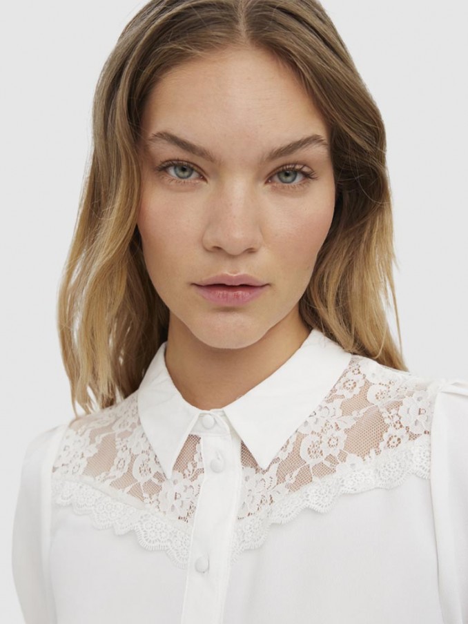 Camisa Mujer Blanco Vero Moda