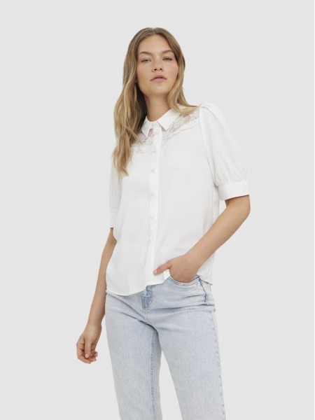 Shirt Woman White Vero Moda