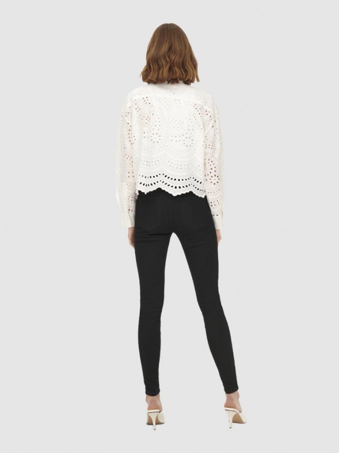 Camisa Mujer Blanco Only