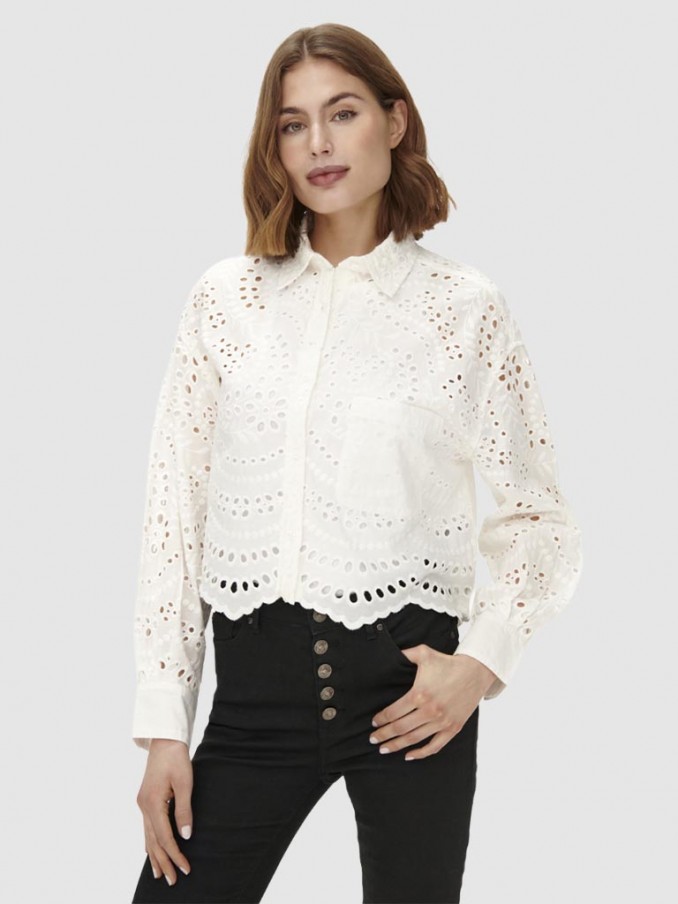 Camisa Mujer Blanco Only