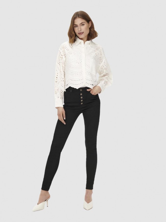 Camisa Mujer Blanco Only