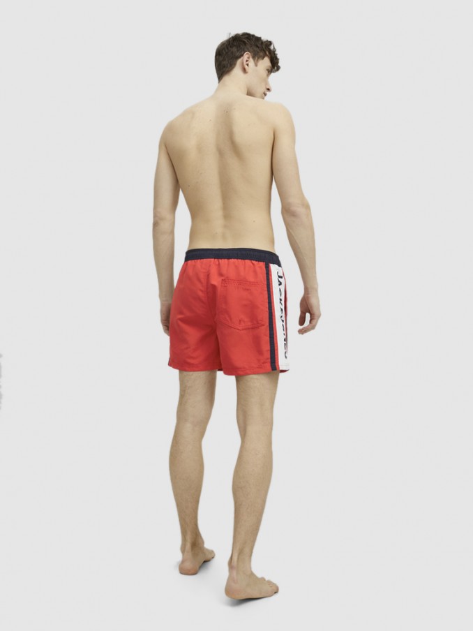 Pantalones Cortos Hombre Rojo Jack & Jones