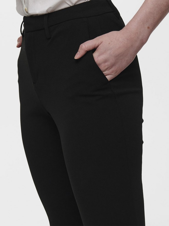Pantalones Mujer Negro Only