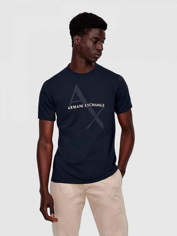 T Shirt Man Navy Blue Armani Exchange 8Nzt76Z8H4Z 8NZT76Z8H4Z