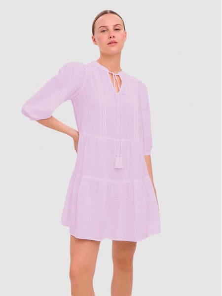 Dress Woman Lilac Vero Moda