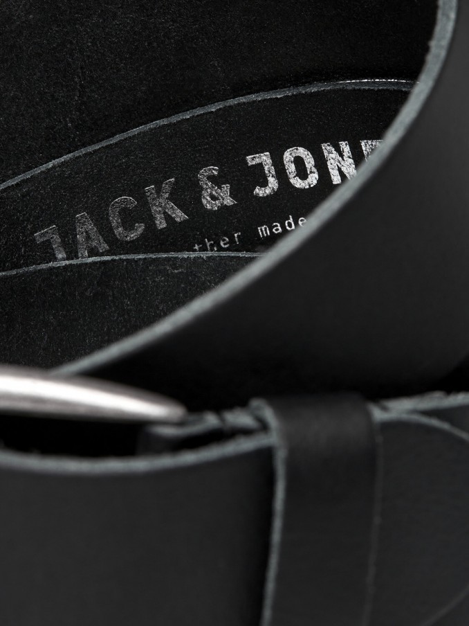 Cinturon Hombre Negro Jack & Jones