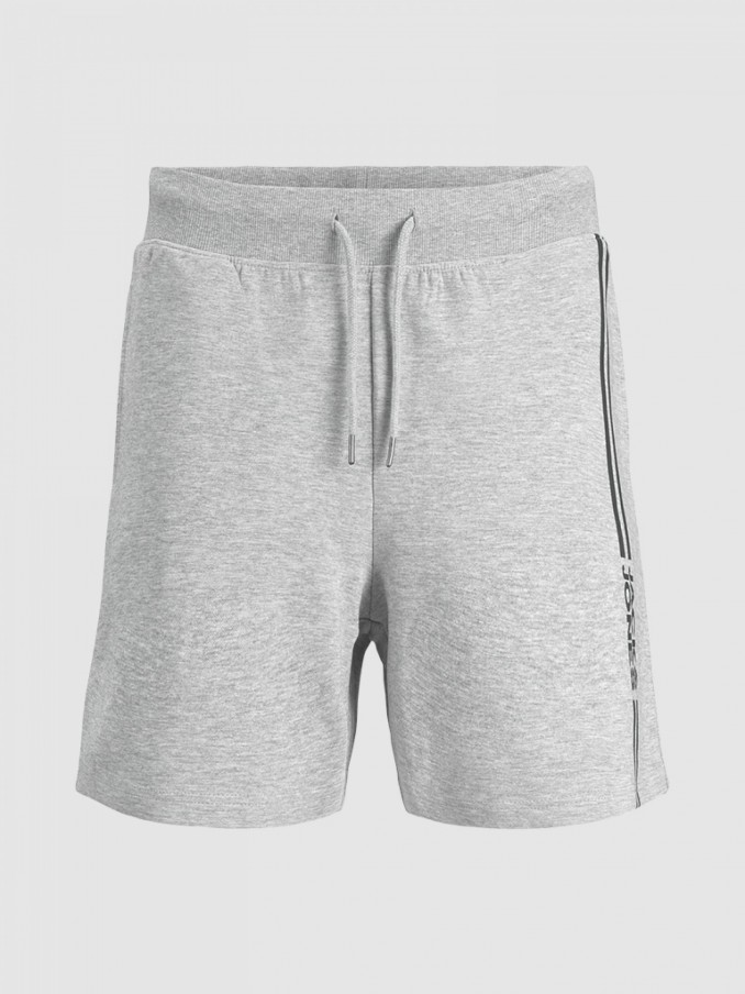 Pantalones Cortos Hombre Gris Jack & Jones