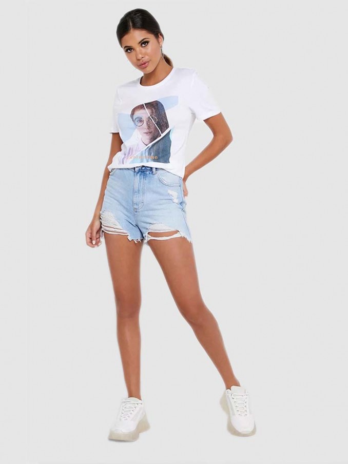 Camiseta Mujer Blanco Only