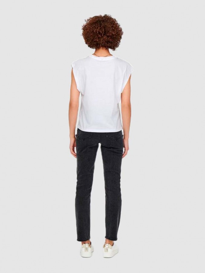 Camiseta Mujer Blanco Only