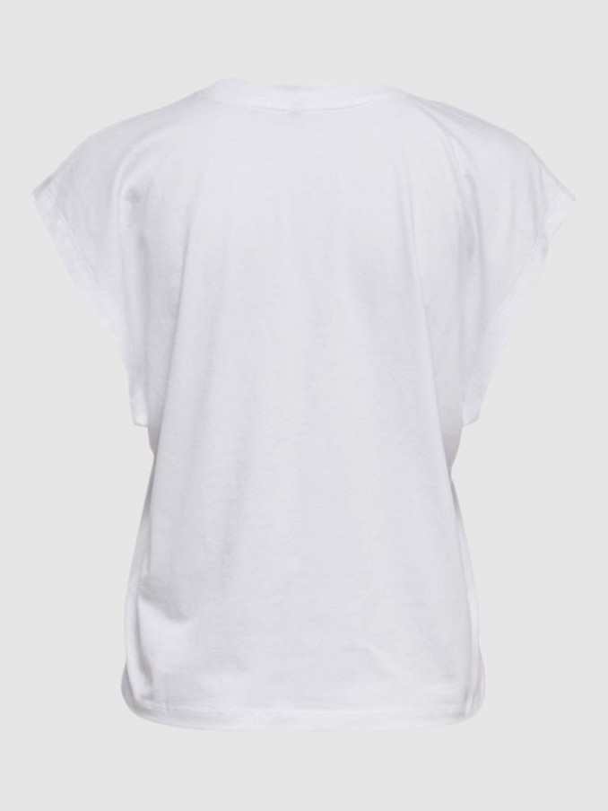 Camiseta Mujer Blanco Only