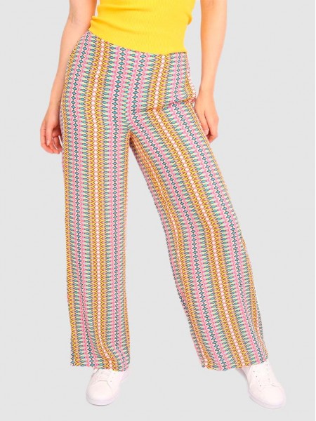 Pantalones Mujer Multicolor Only