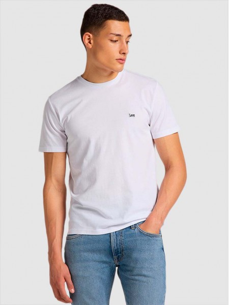 Men T-Shirt Patch Logo Lee
