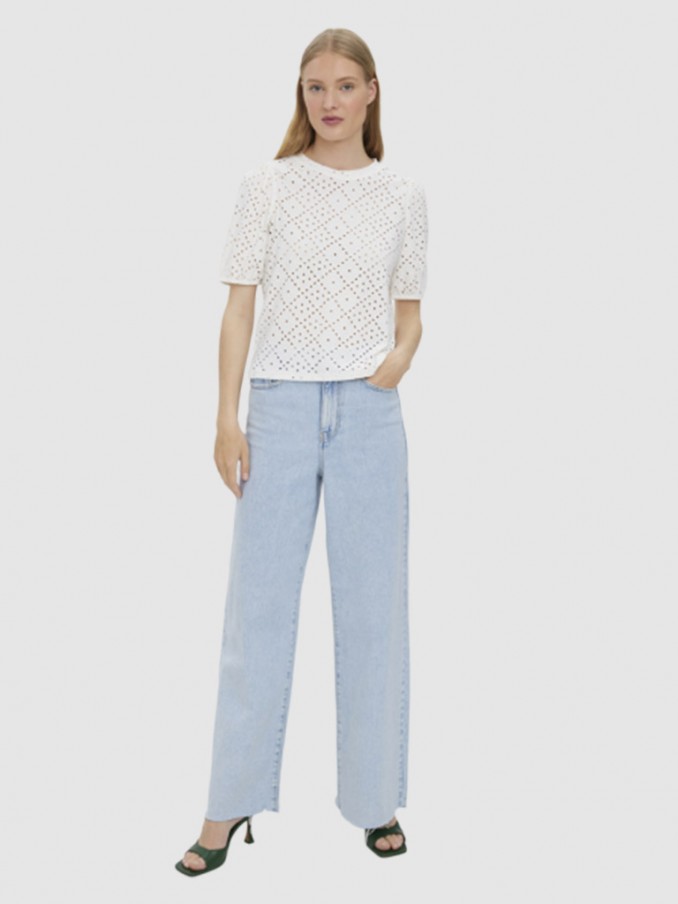 T-Shirt Woman White Vero Moda