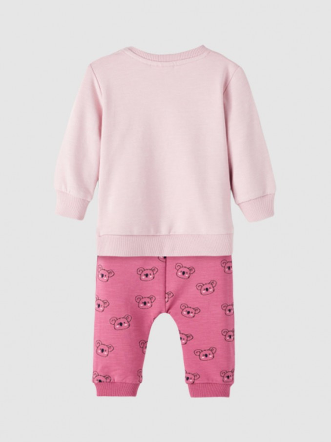 Conjunto Bebe Niña Rosa Name It