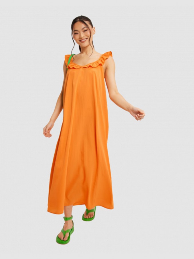 Dress Woman Orange Only