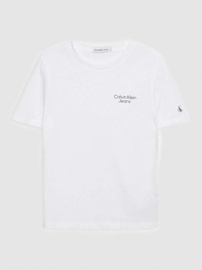 Camiseta Nio Blanco Calvin Klein