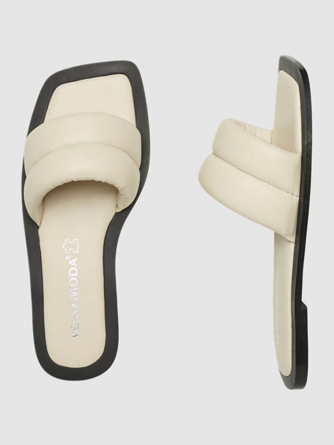 Flip Flops Woman Beige Vero Moda