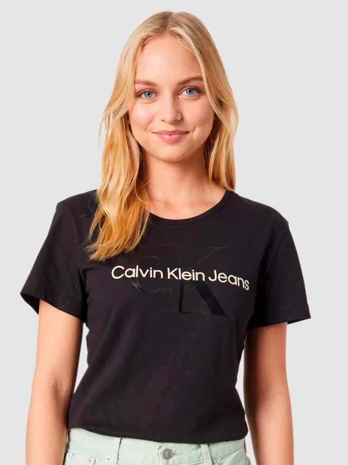 TShirt Woman Black Calvin Klein J20J218996 J20J218996.2 Mellmak