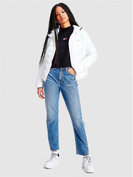 Jacket Woman White Tommy Jeans