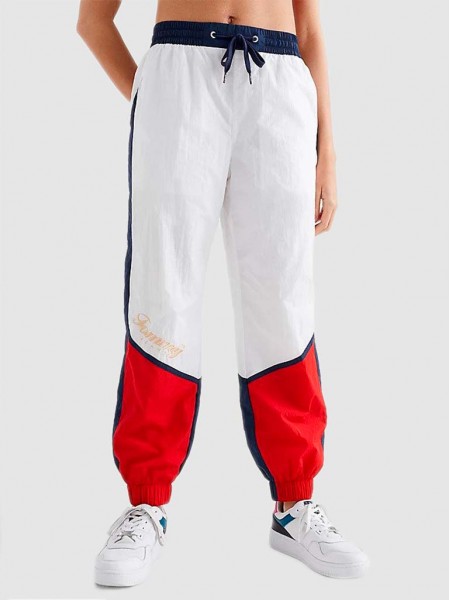 Pants Woman White Tommy Jeans