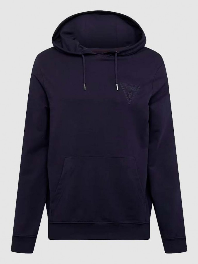 Sweatshirt Man Navy Blue Guess